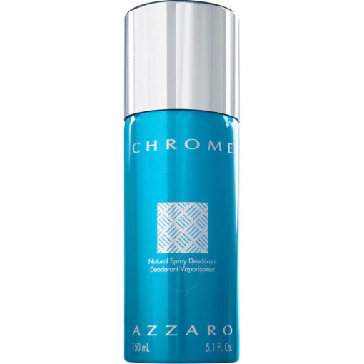 AZZARO CHROME Deodorant Spray for Men, 5.0 oz