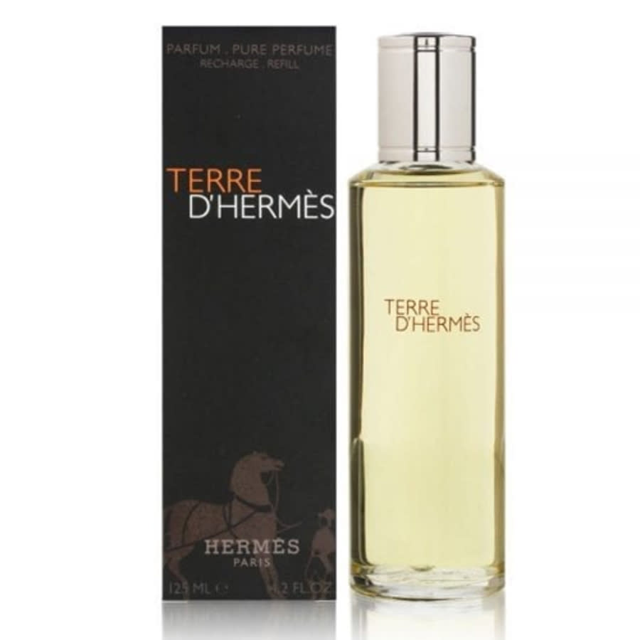 Hermes Terre d'Hermes Pure Parfum Refillable Spray For Men, 4.2 oz / 125ML