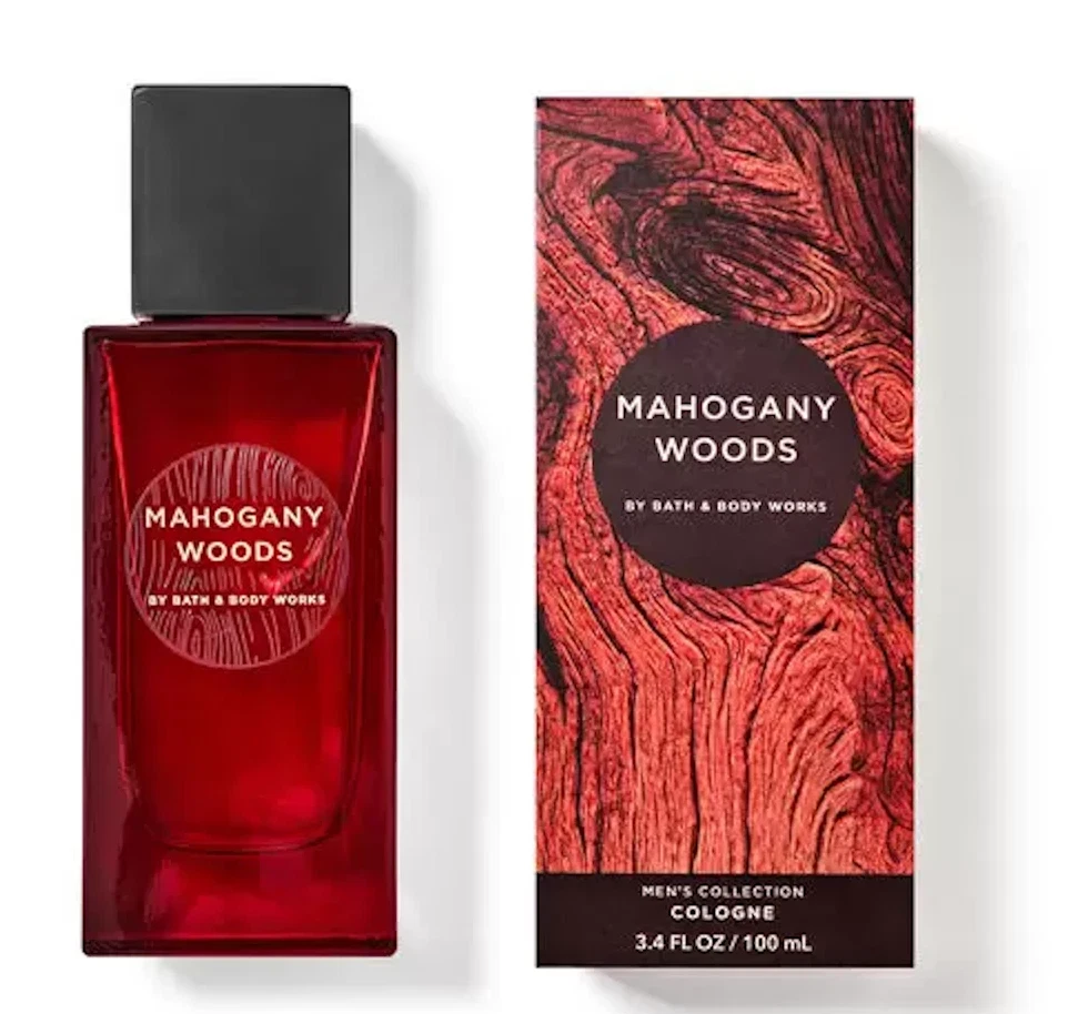 Bath & Body Works Mahogany Woods Cologne Spray Men's 3.4 oz 100ml