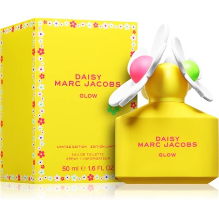 Marc Jacobs Daisy Glow Eau De Toilette Spray for Women Limit Edition, 1.6 oz 50 ml