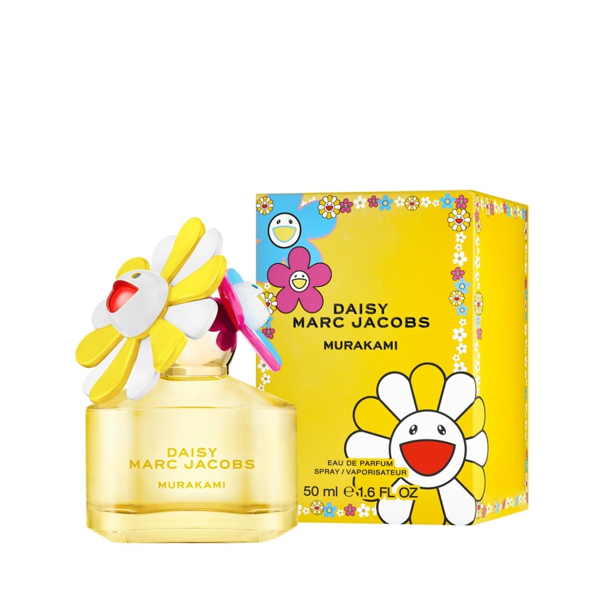 Marc Jacobs Daisy Murakami Yellow Eau De Parfum Spray for Women, 1.6 oz 50 ml (Limited Edition)